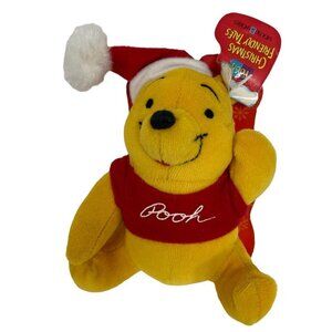 Pooh Christmas Friendly Tales Plush with Book 1998